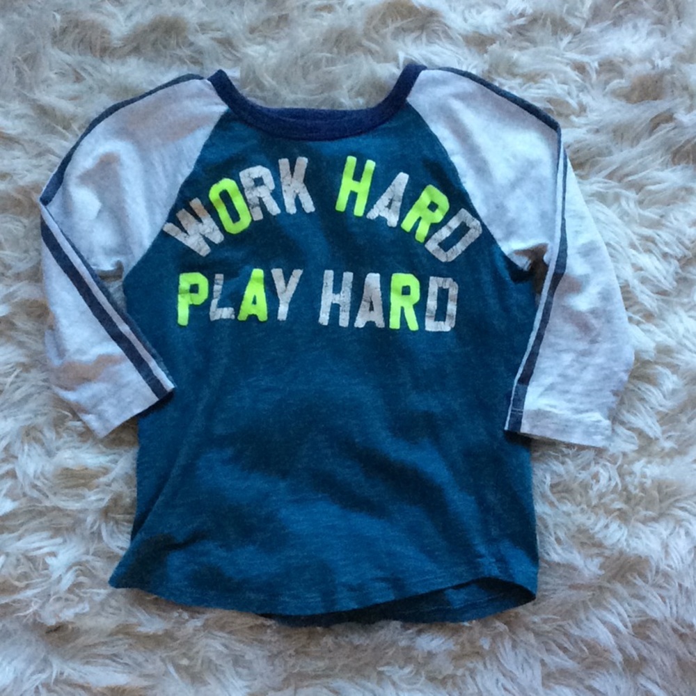 5/$25 j crew crew cuts 3/4 sleeve tee boys 4-5